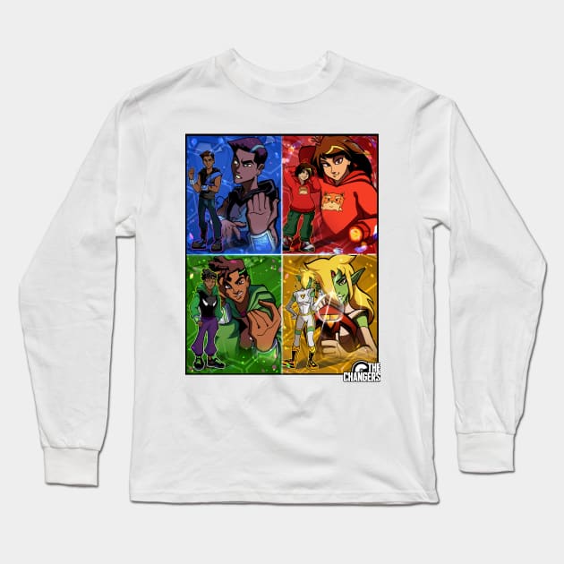 The Changers Long Sleeve T-Shirt by NoxiMation